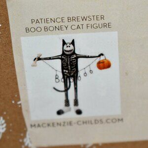 Patience Brewster Boo Boney Cat Figure #08-41099 Details: The handmade and hand-
